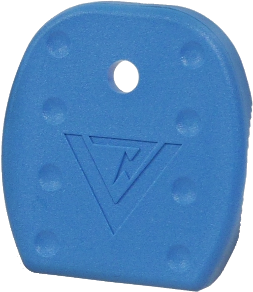 Picture Of Vickers Tactical Glock Magazine Floor Plate - Electric Blue Clipart (600x600), Png Download