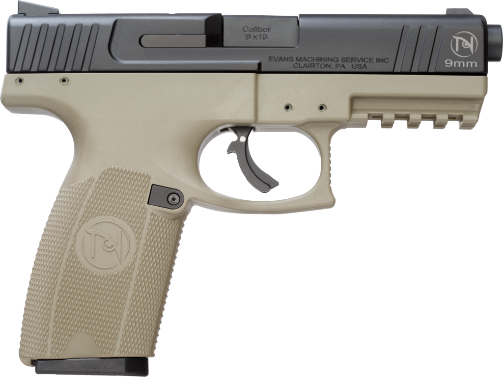 Pistols Offered In 9mm - Service 9mm Pistol Clipart (1024x768), Png Download