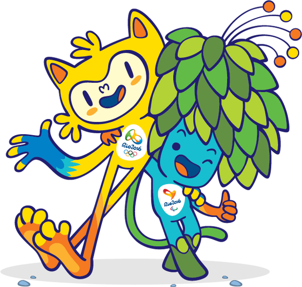 2rxv5aq - Juegos Olimpicos Rio 2016 Mascota Clipart (599x569), Png Download