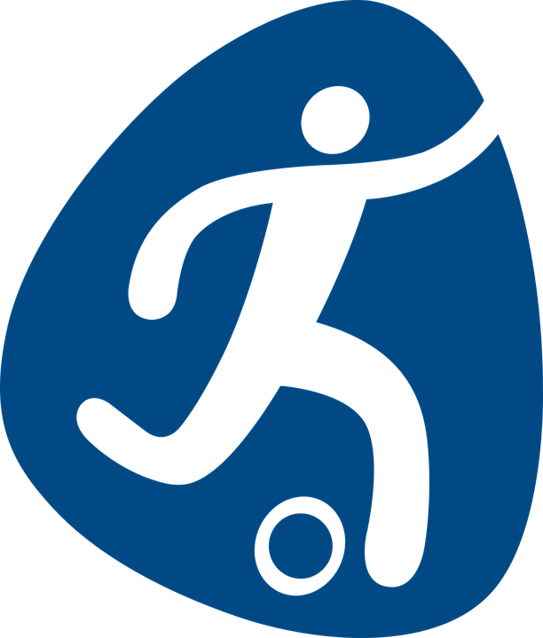 Football, Olimpico, Sports, Playmate, River - Rio Olympic Icons For Football Clipart (612x720), Png Download