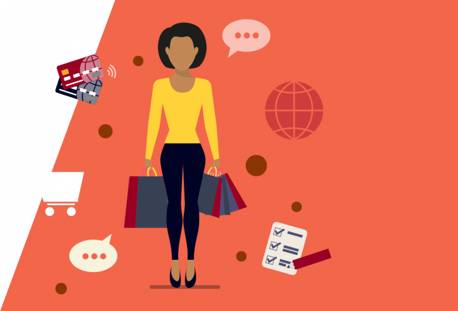 Online Shopping Clipart (938x638), Png Download