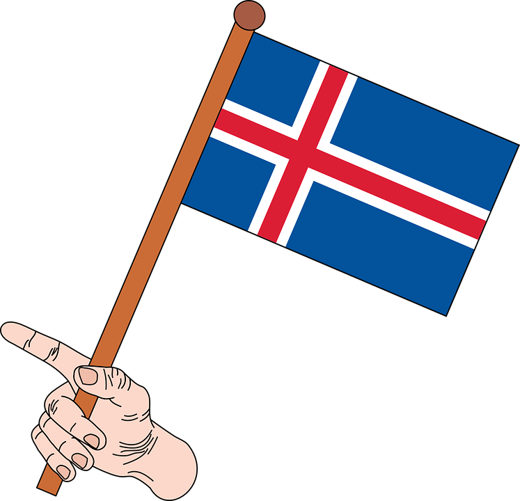 Flag, Flag Of Iceland, Iceland, Icelandic Flag - Gender Pay Iceland Clipart (747x720), Png Download
