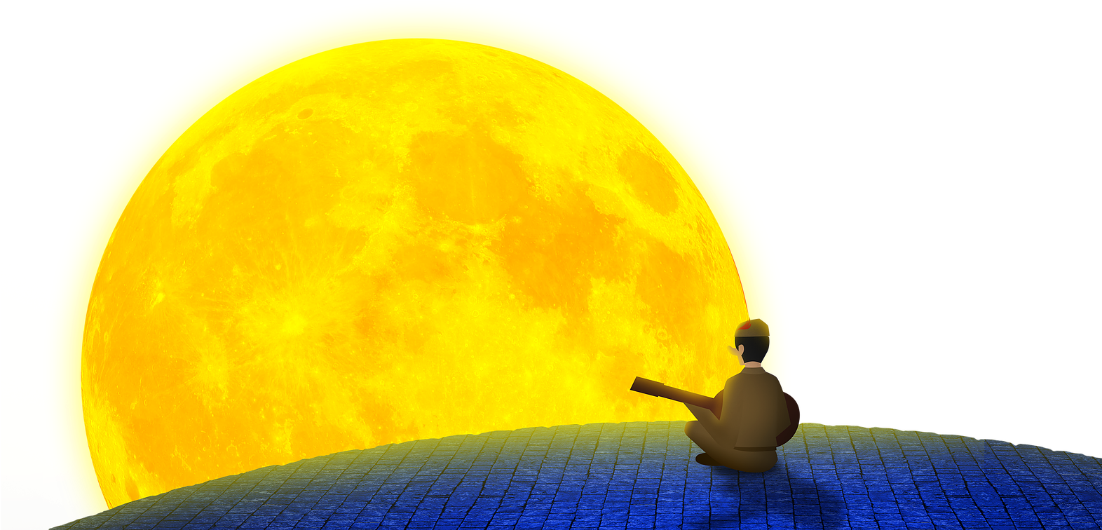 Scene - Sitting Clipart (1678x755), Png Download