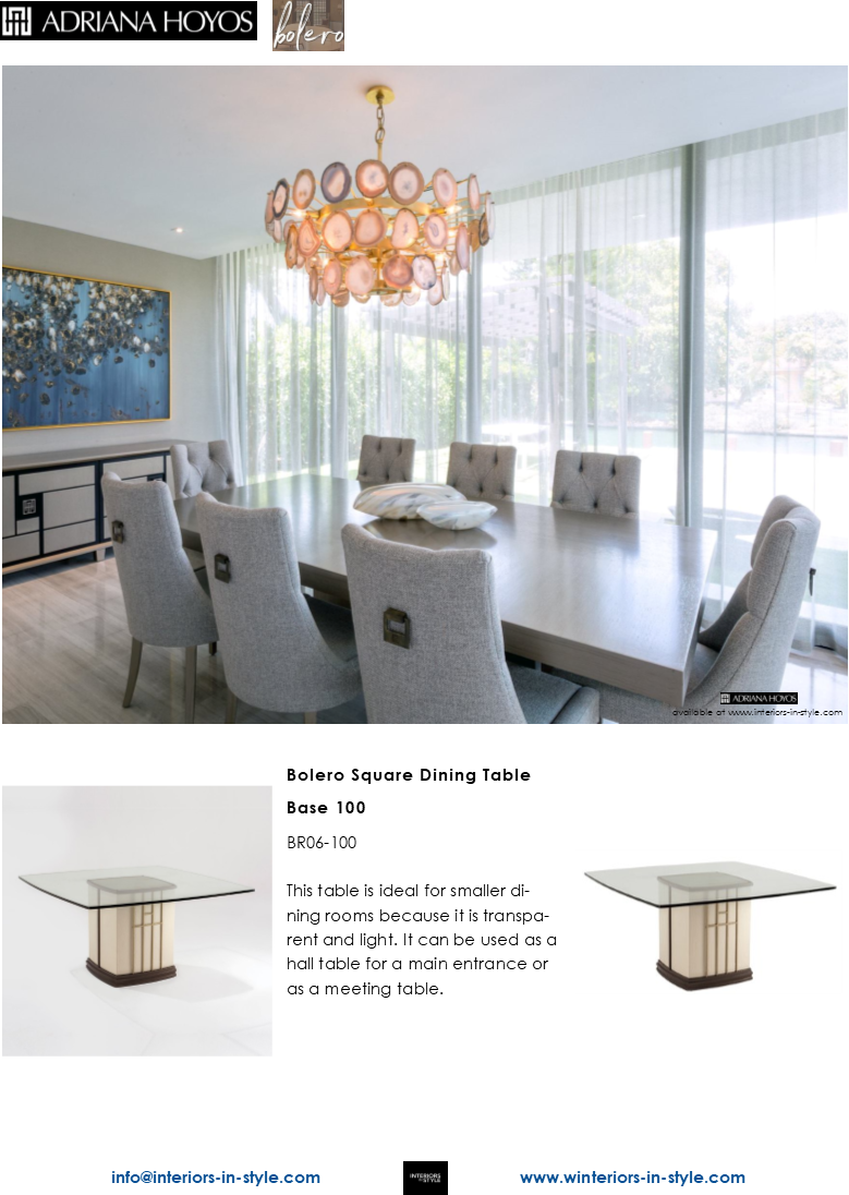 Bolero Square Dining Table Base 100 This Table Is Ideal - Interior Design Clipart (779x1096), Png Download