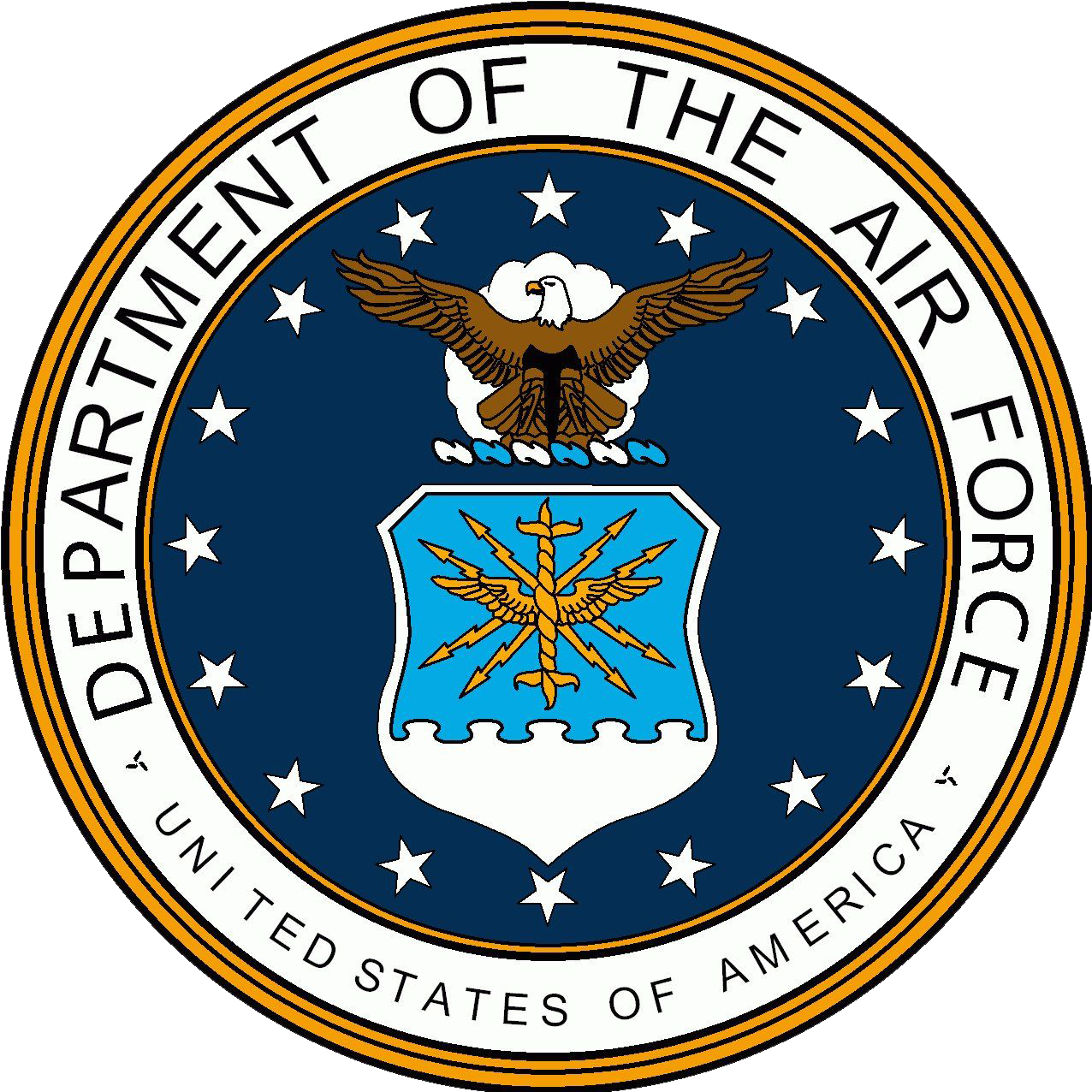 Air Force Emblem Png Clipart (1276x1276), Png Download