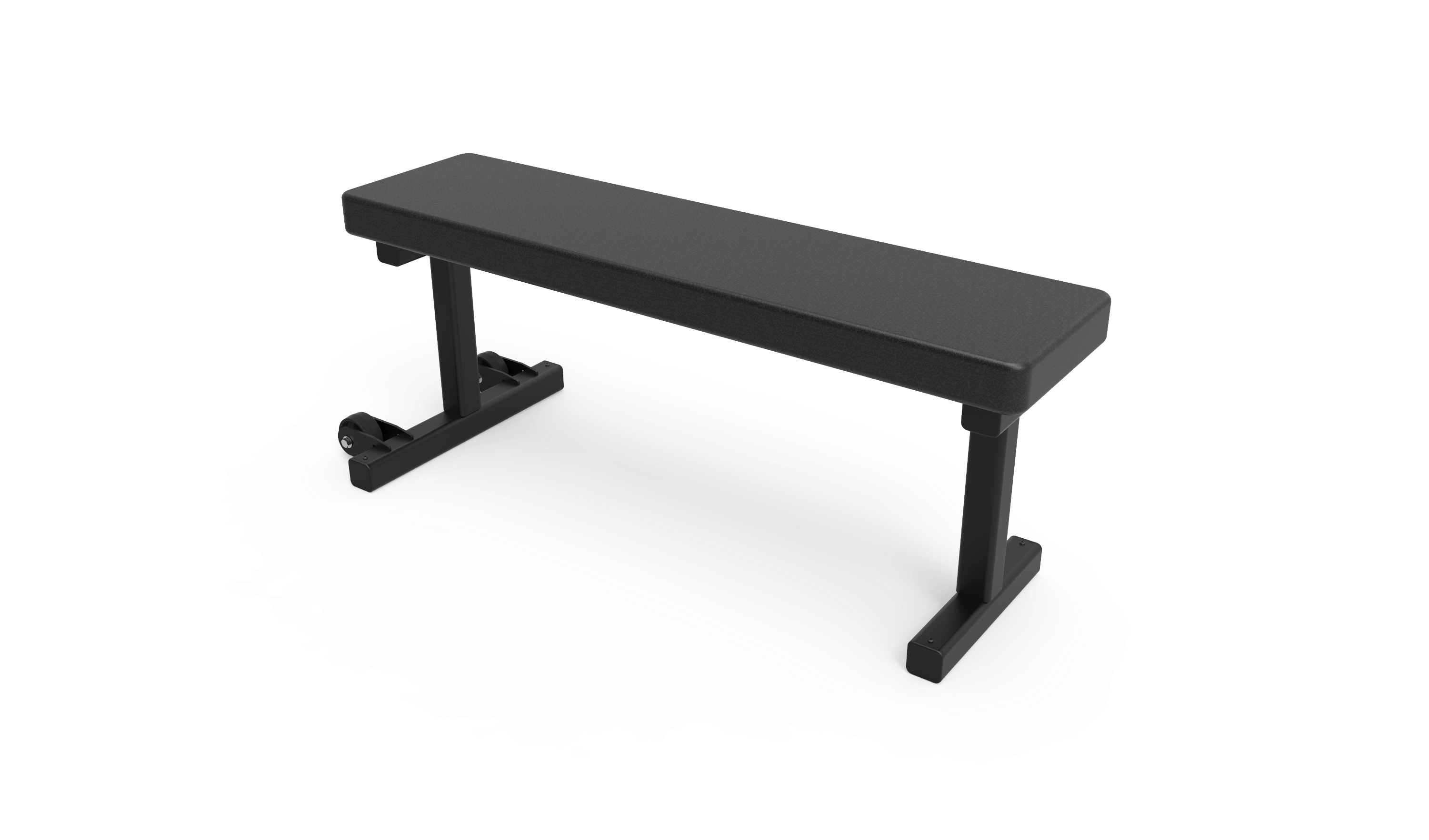Alpha Flat Bench - Bench Clipart (3000x1943), Png Download