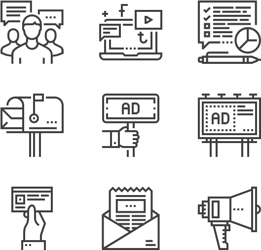 Advertising Is An Audio Or Visual Form Of Marketing - Design Process Icon Png Clipart (600x564), Png Download