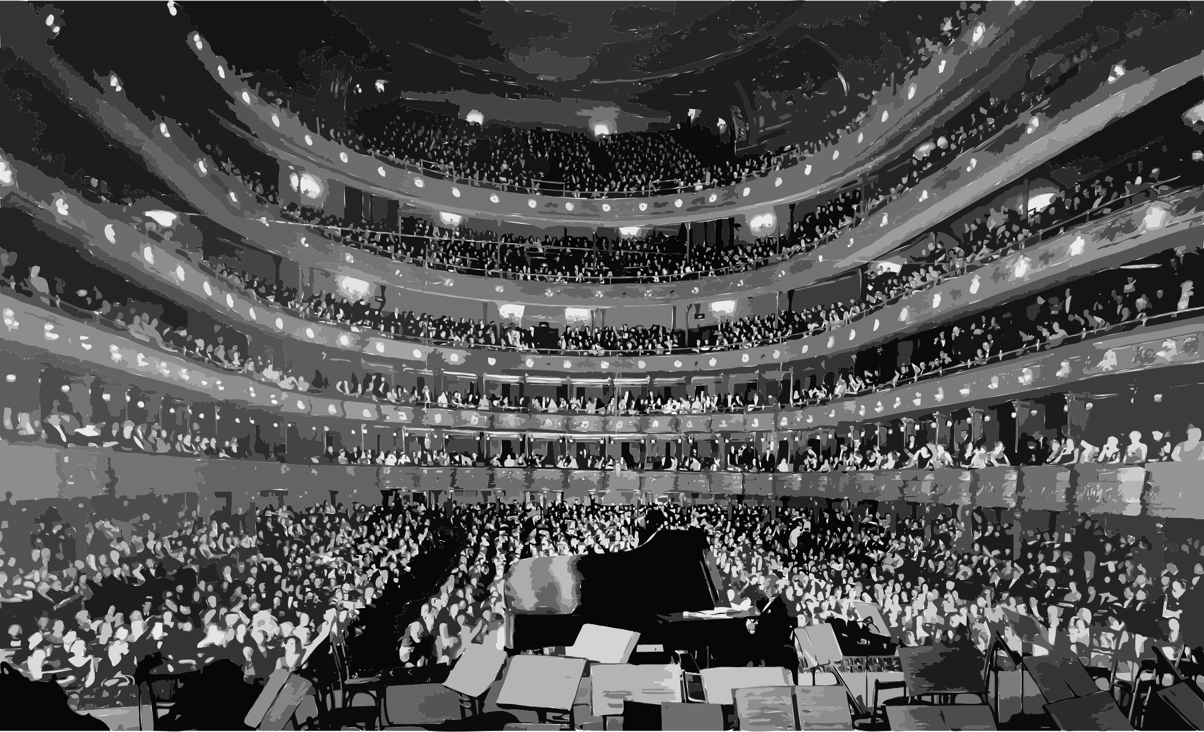 This Free Icons Png Design Of Metropolitan Opera House, - Old Metropolitan Opera House New York Clipart (2400x1459), Png Download