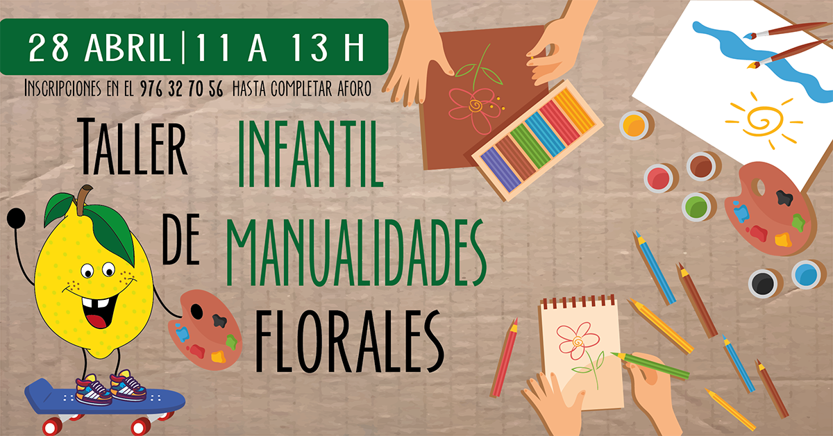 [talleres] Manualidades Florales En Viveros Montecarlo - Cartoon Clipart (1200x628), Png Download