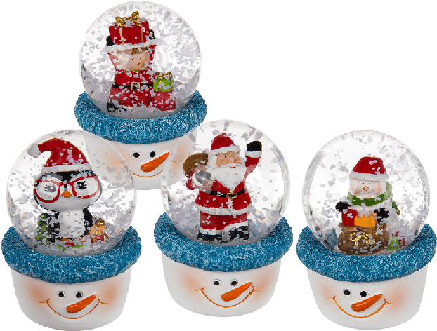 Polyresin Snow Globe - Snežítko Clipart (650x488), Png Download