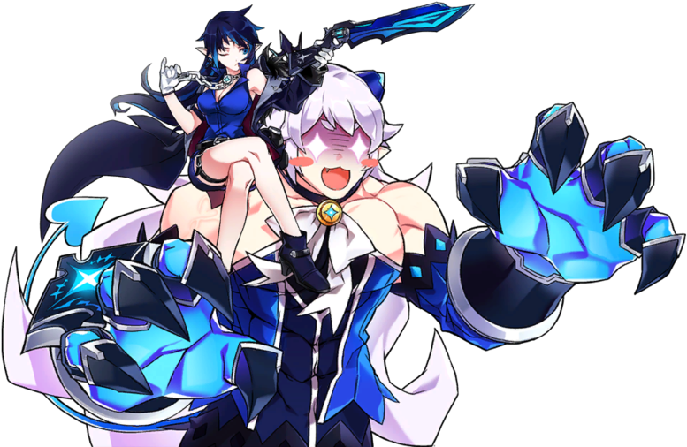 Old Ver - - Elsword Lu April Fools Clipart (800x541), Png Download