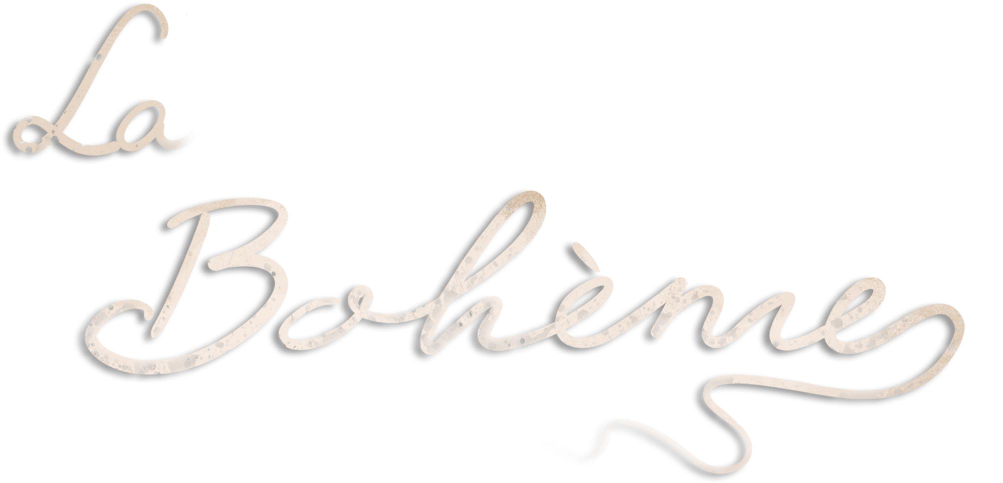 La Bohème - Calligraphy Clipart (860x420), Png Download