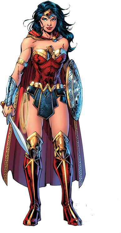 Wonder Woman Comic Png Render By Mrvideo-vidman - Wonder Woman Comic Png Clipart (618x800), Png Download