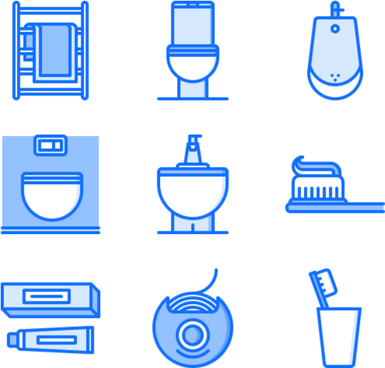 Bathroom Clipart (600x564), Png Download