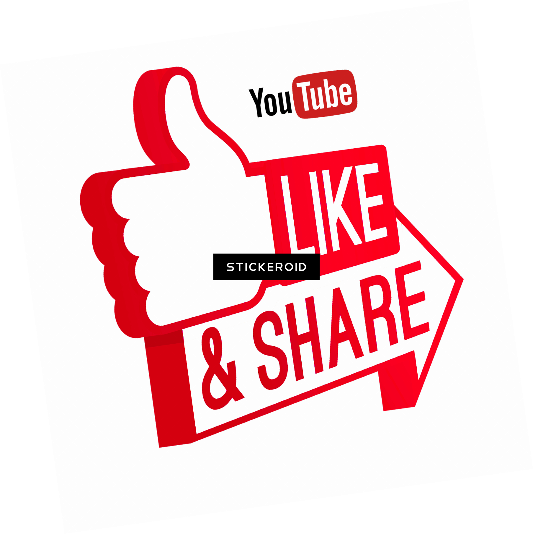 Youtube Share Png - Graphic Design Clipart (1806x1807), Png Download