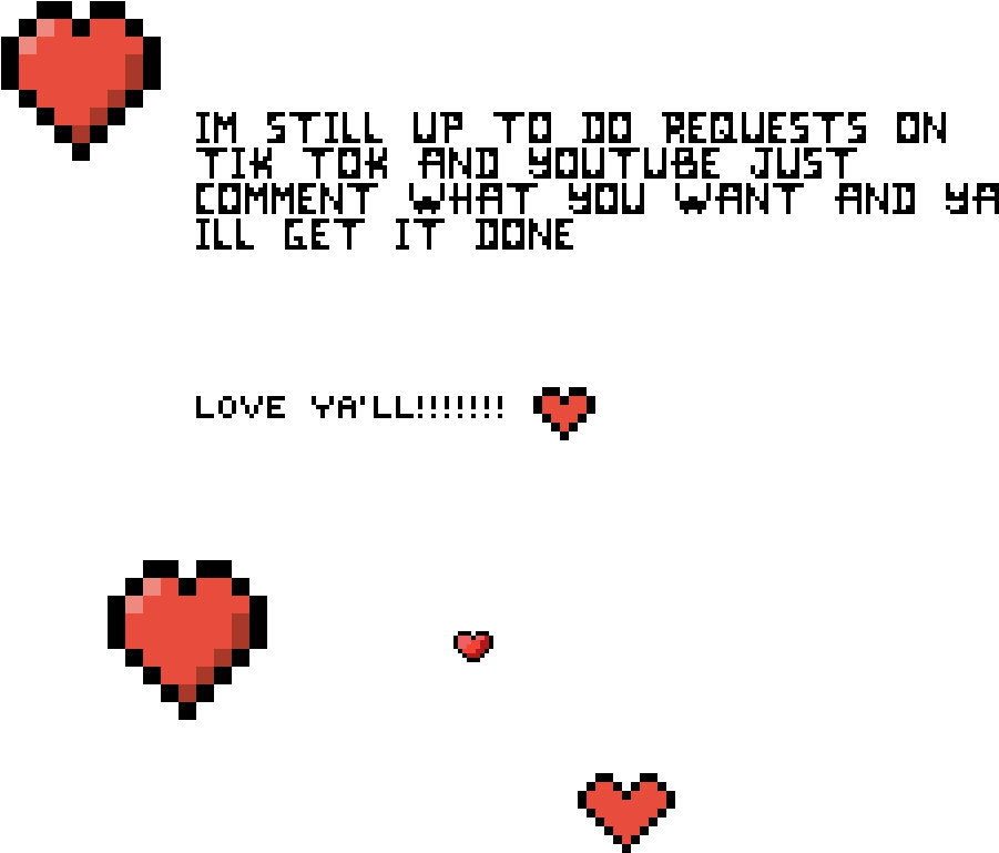 Still Doing Tik Tok And Youtube Requests - 8 Bit Heart Clipart (1120x1120), Png Download