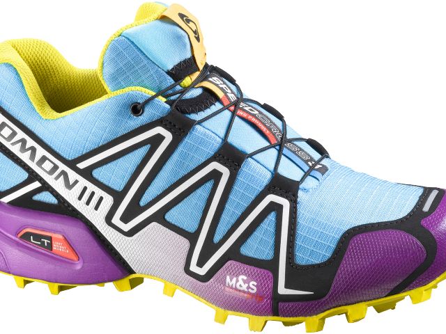 Adidas Shoes Png Transparent Images - Salomon Speedcross 3 Yellow Clipart (640x480), Png Download