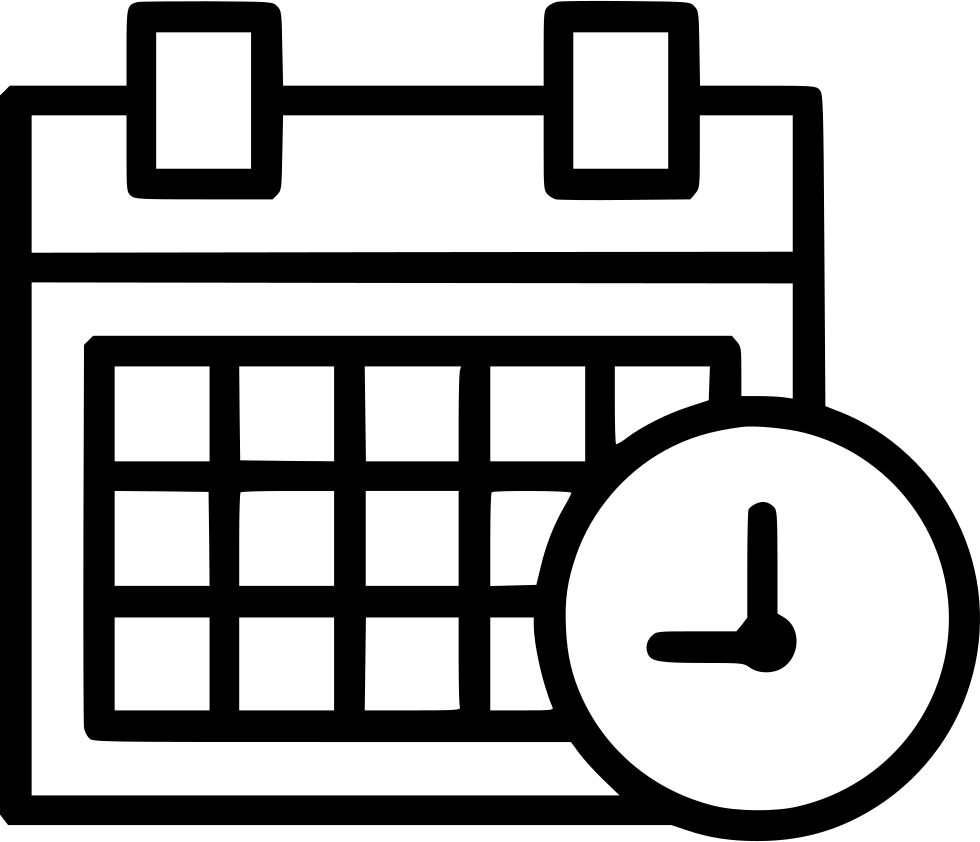 Png File - آیکون تقویم Clipart (980x842), Png Download