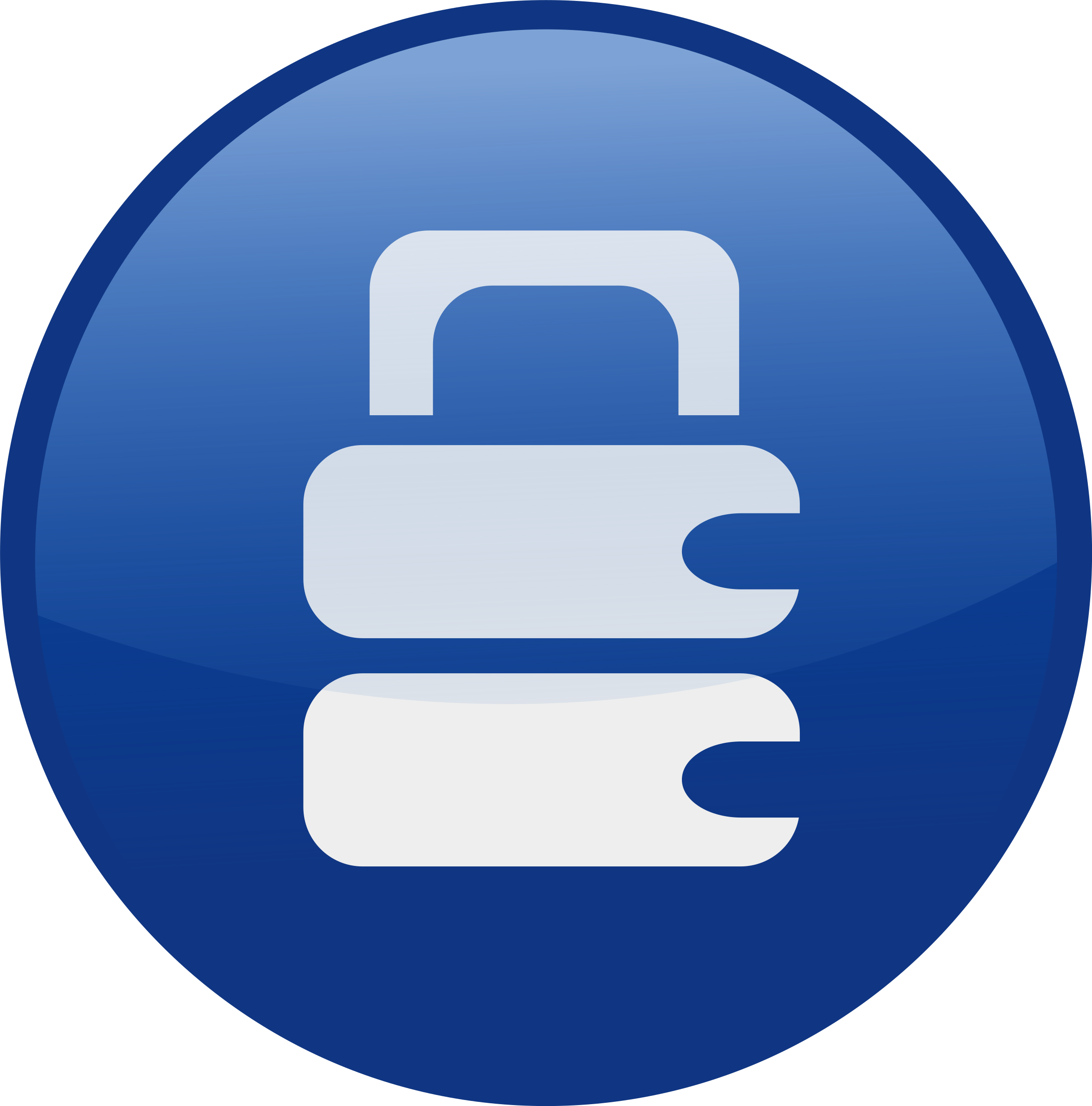 This Free Icons Png Design Of Locked-blue - Home Button Clipart Png Transparent Png (2370x2400), Png Download