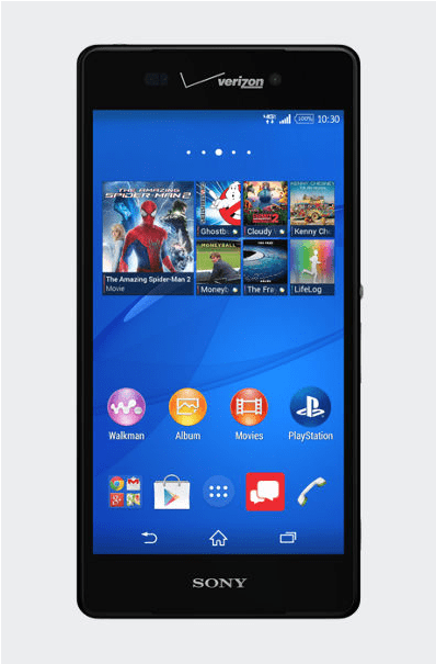Sony's Xperia Z3v Is Now Available From Verizon For - Sony Xperia Z3v Clipart (591x604), Png Download