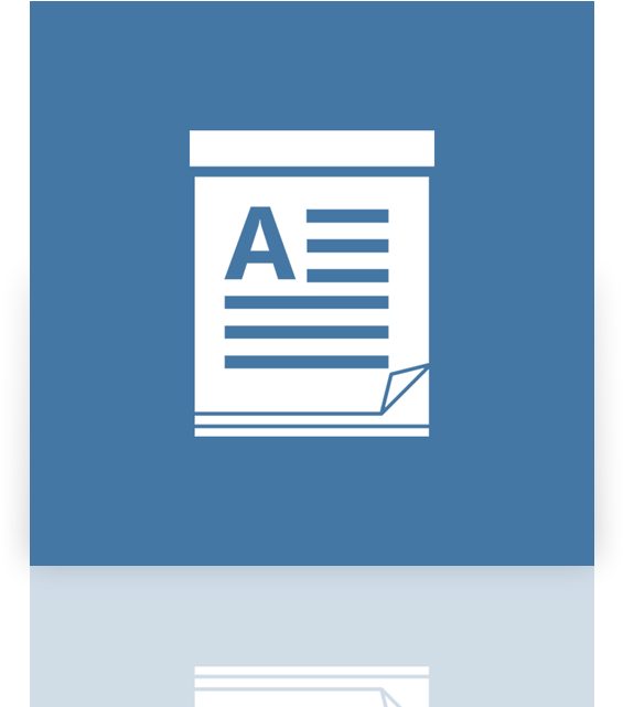 Mirror, Wordpad Icon - El Logo De Wordpad Clipart (640x640), Png Download