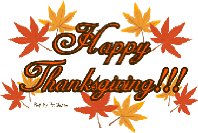 Happy Thanksgiving Graphics Clipart (640x480), Png Download