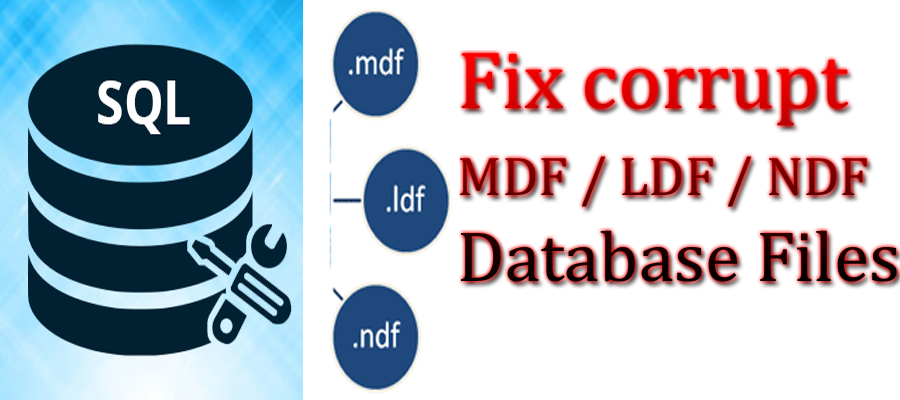Step By Step Guide To Repair Corrupt Mdf / Ldf / Ndf - Graphic Design Clipart (900x400), Png Download