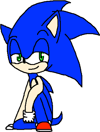 Sonic Sitting Sly Arm Transparent Background - Sonic Sitting Clipart (640x480), Png Download