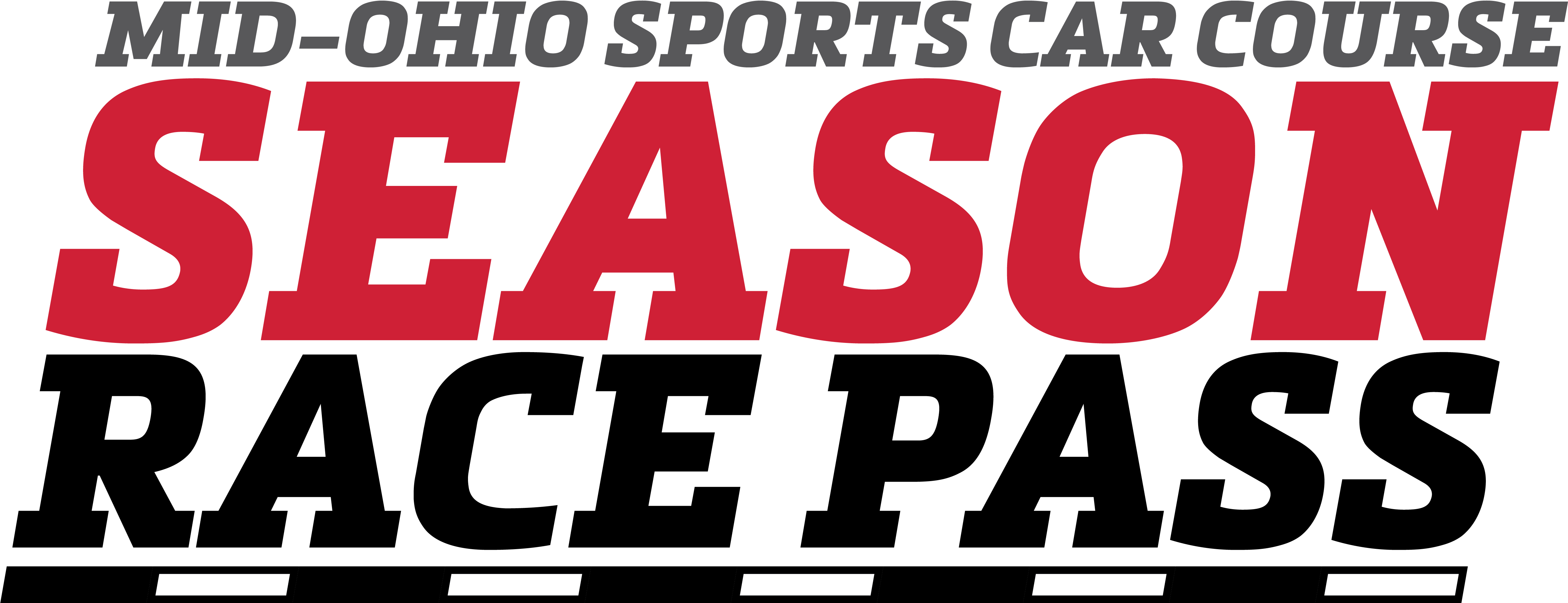 M#ohio Sports Car Course Season Race Pass Logo - Poster Clipart (5095x1997), Png Download