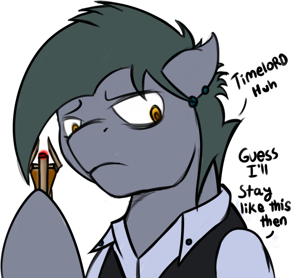 Wulfanite, Clothes, Discorded, Doctor Who, Ear Piercing, - Cartoon Clipart (1024x1024), Png Download