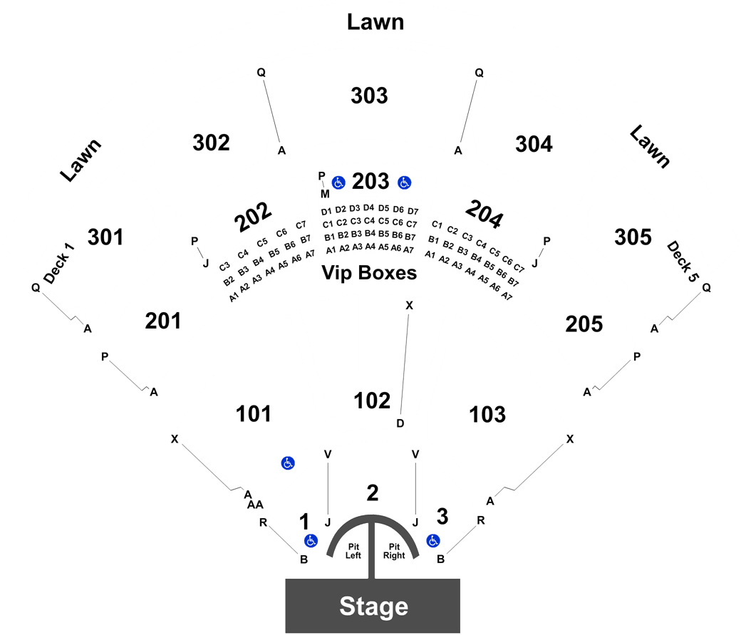 Dead And Company - Jiffy Lube Live Seating Chart Section 302 Row M Clipart (1050x908), Png Download