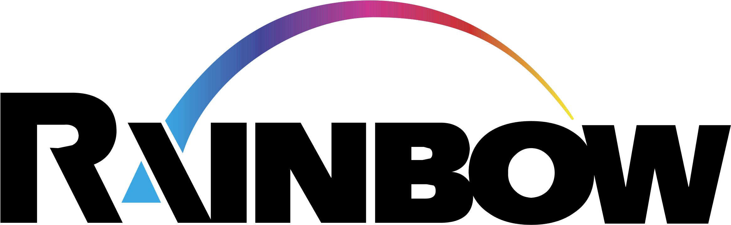 Rainbow Logo Png Transparent - Graphic Design Clipart (2400x2400), Png Download