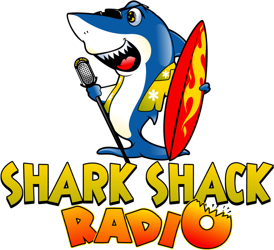 Shark Shack Radio Logo - Cartoon Clipart (1000x923), Png Download