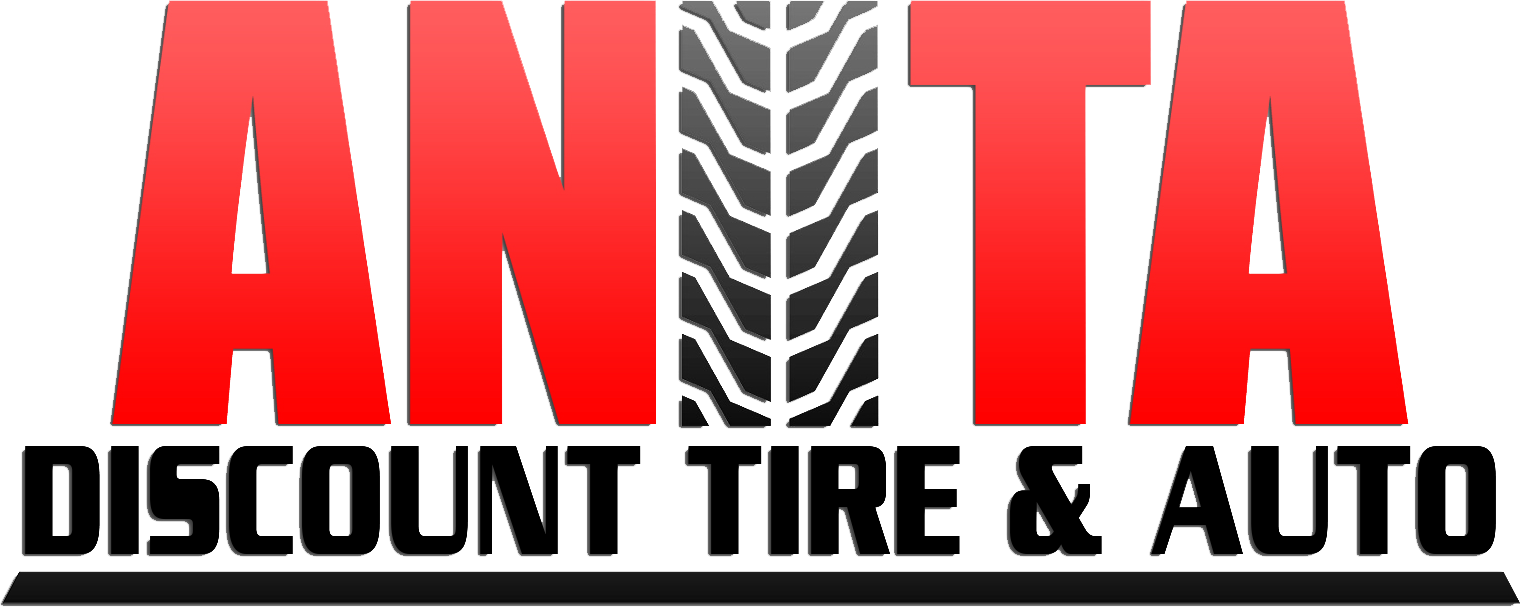 Anita Discount Tire & Auto - Graphic Design Clipart (1520x607), Png Download