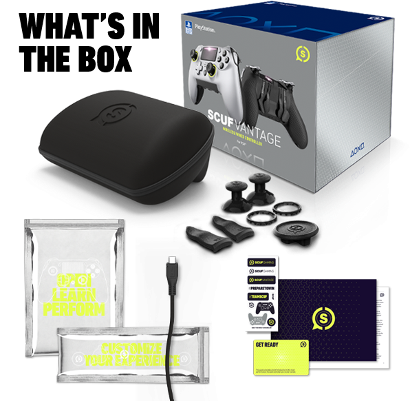Scuf Vantage Ps4 Playstation 4 Pro Wireless Wired Controller - Scuf Vantage Ps4 Box Clipart (600x600), Png Download