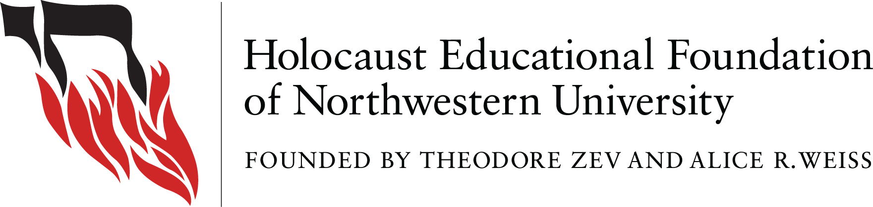 Holocaust Educational Foundation Of Northwestern University - Calligraphy Clipart (1761x419), Png Download