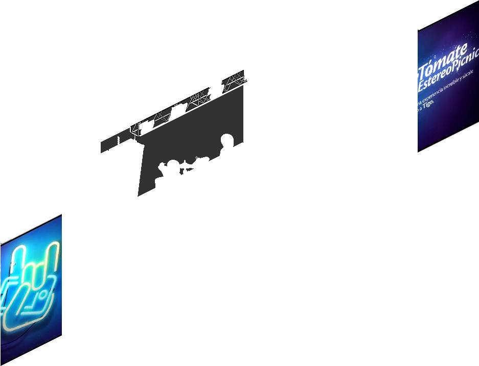 01 Tigo Backdrops1 - Billboard Clipart (2496x1342), Png Download