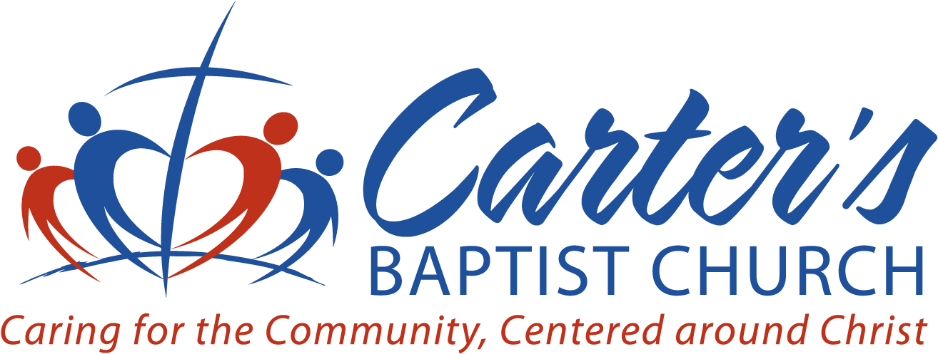 Carter's Baptist Church Caring For The Community, Centered - Baptist Church Clipart (1343x528), Png Download