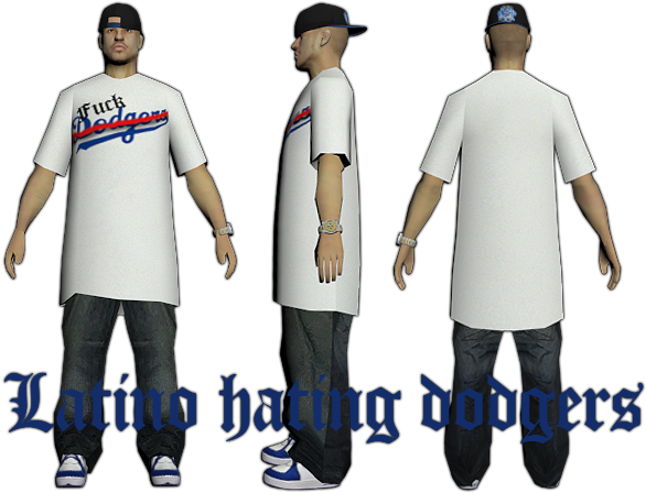 New Character New Latino For Gta San Andreas - Latino Skin Gta Sa Clipart (640x480), Png Download