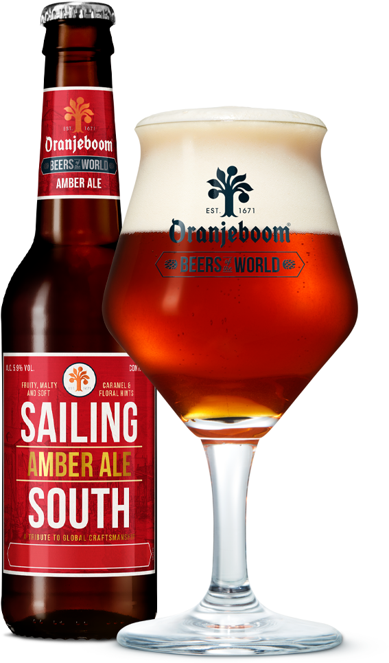 Sailing South - Oranjeboom Brewery Clipart (900x1000), Png Download