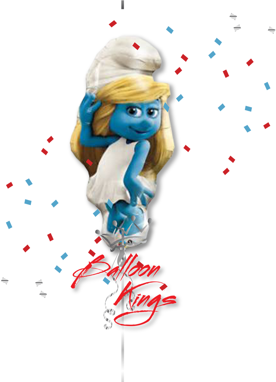 Smurfette Large Shape - Smurfette Clipart (1280x1280), Png Download