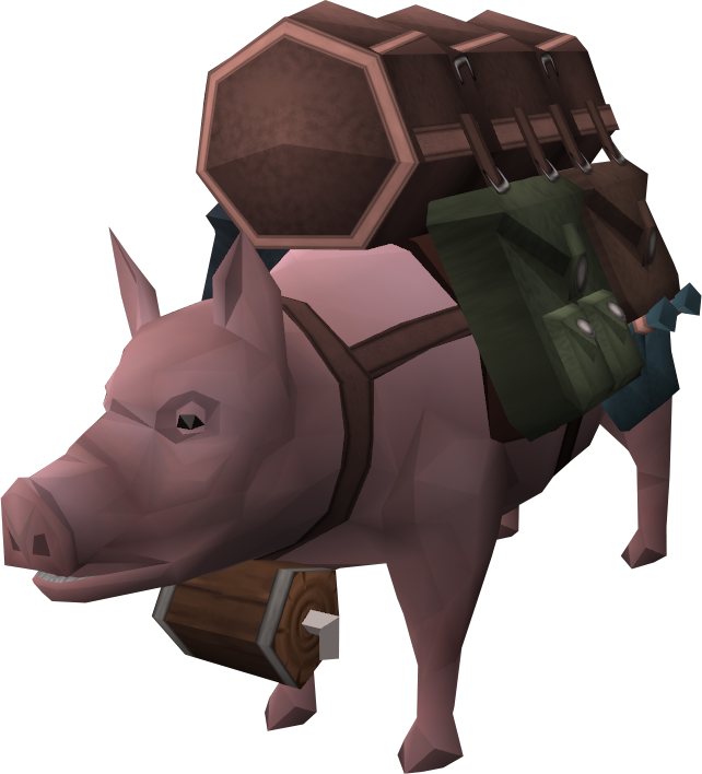 Runescape Pig Pet Clipart (642x708), Png Download