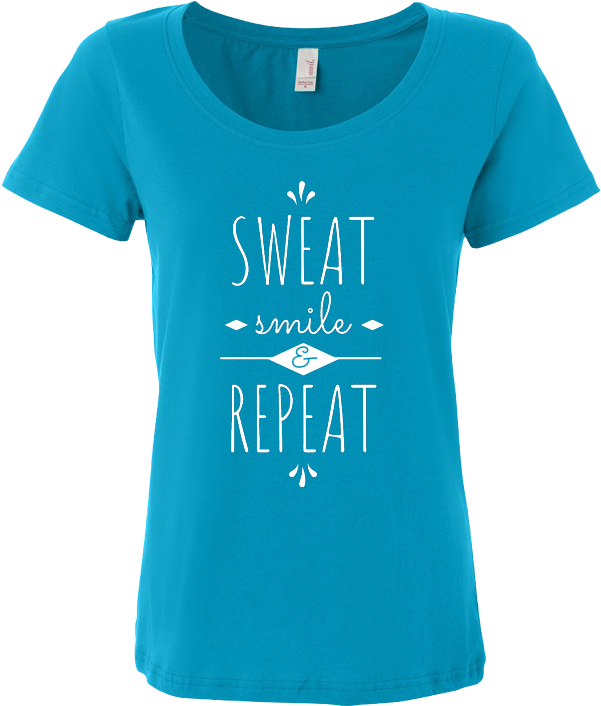 Fitness Shirt T-shirt Template - Ladies T Shirt Design Clipart (800x800), Png Download
