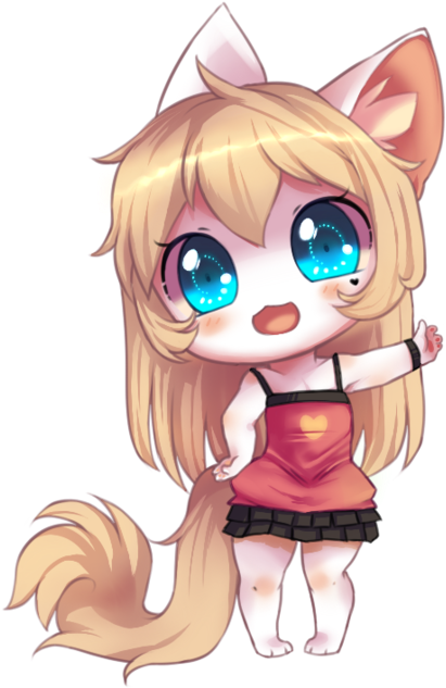 Chibis Png - Chica Kawaii Png Clipart (500x691), Png Download