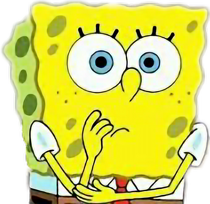#spongebob #spongebobsquarepants #bobesponja #png #momo - Bob Esponja Png Meme Clipart (680x660), Png Download