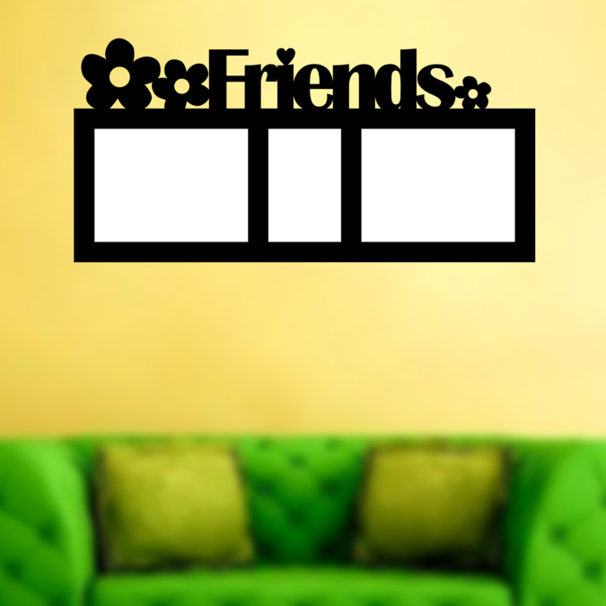 Friends Frames Png Transparent Clipart (675x675), Png Download