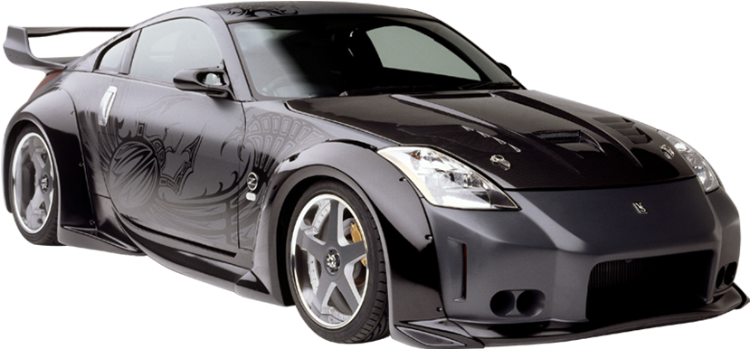 Fast And Furious Cars Png - Nissan 350z Tokyo Drift Clipart (840x627), Png Download