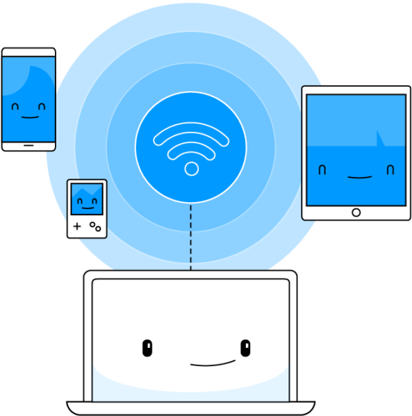 [video] How To Create A Hotspot On A Windows Pc - Hotspot Wifi Clipart (904x633), Png Download