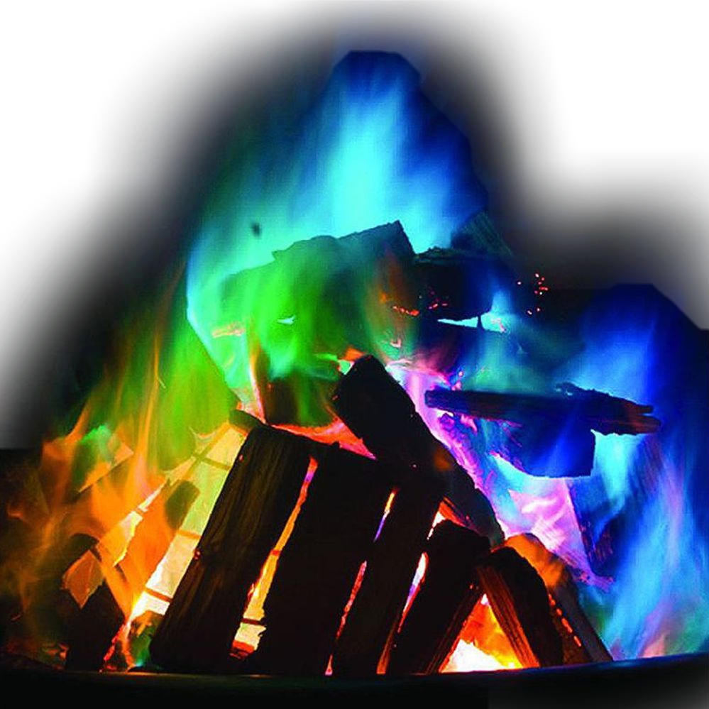 #fogata - Coloured Flame Clipart (999x999), Png Download