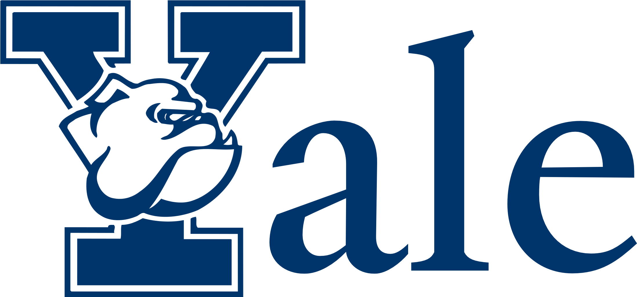 Yale-logo Clipart (2204x1024), Png Download